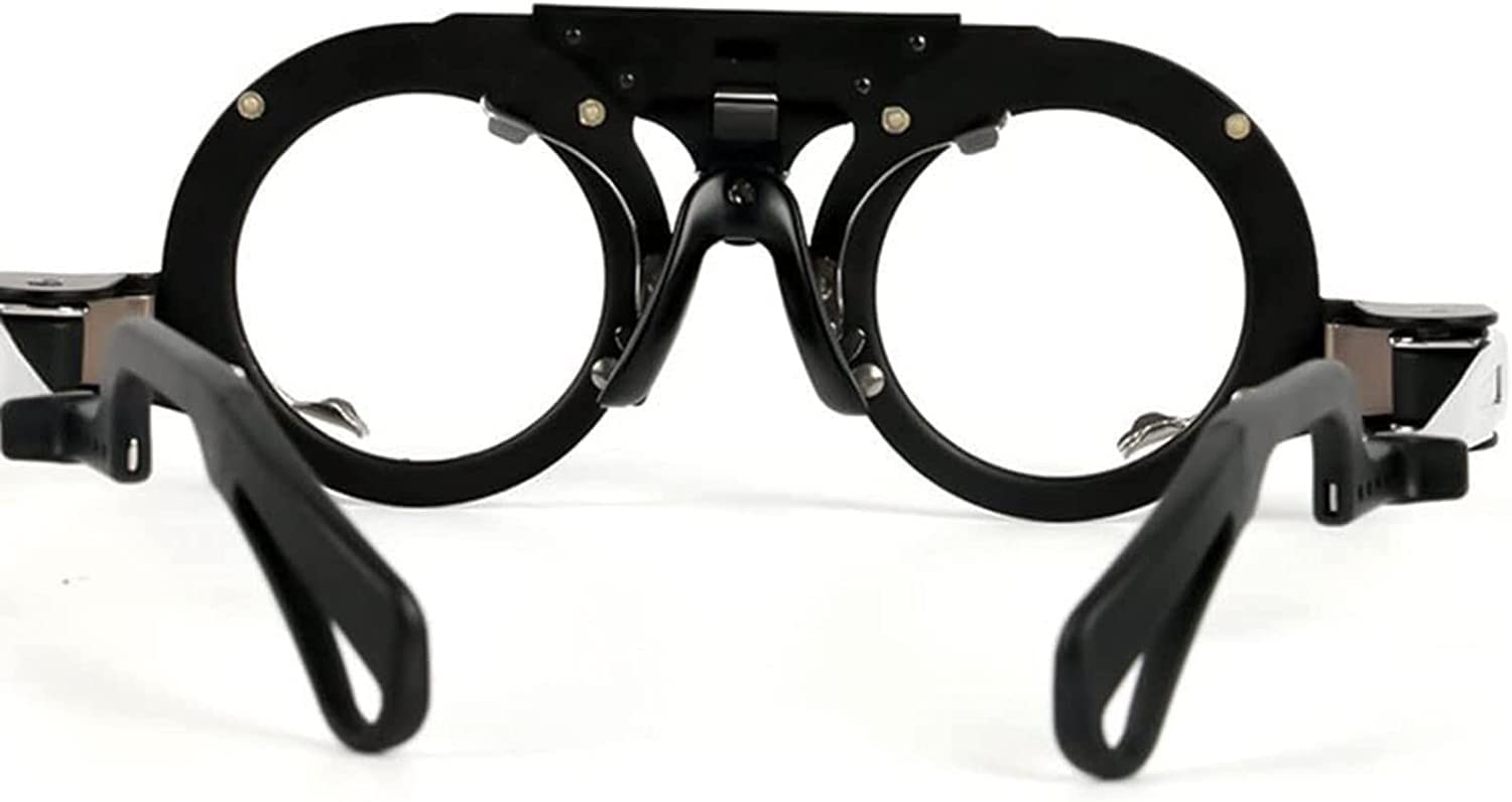 Adjustable Titanium Optometry Trial Frame with Astigmatism Axis & PD 48-70mm - Professional Eye Exam Lens Testing Frame for Opticians - Perfect for Vision Testing, Eye Exams & Optometry Practices