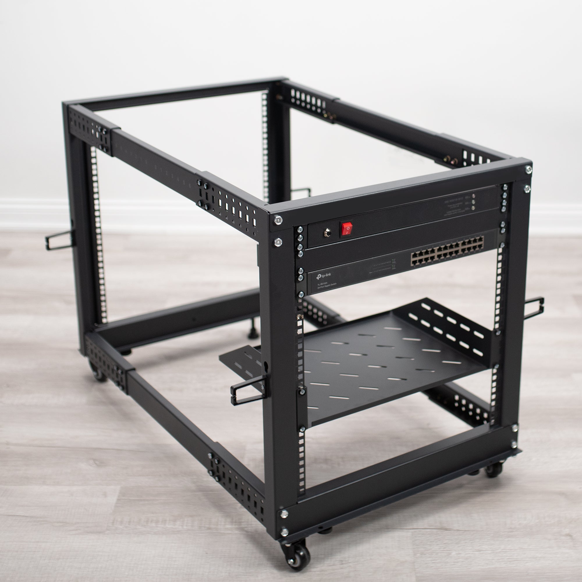 Freestanding Open Frame Server Rack - Heavy Duty 19
