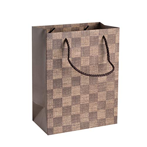 Brown Checkered Design