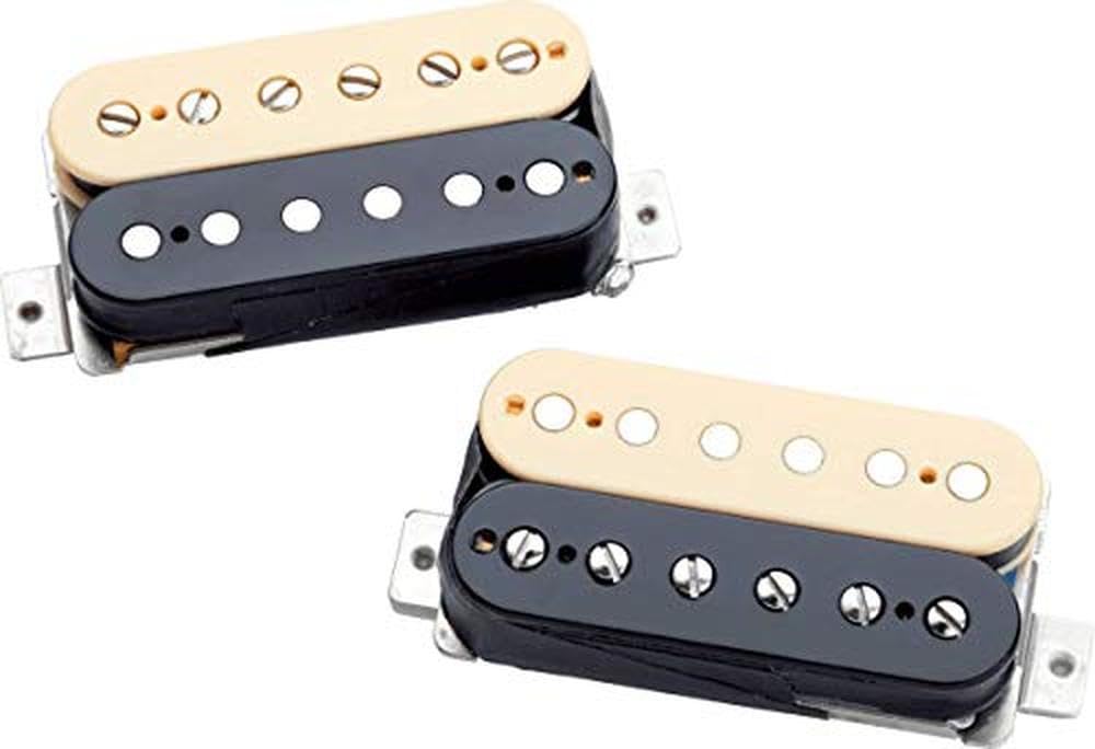 Seymour Duncan APH-2s Alnico II Pro Slash Signature Humbucker Pickup Set - Zebra Electric Guitar Pickups for Rock & Blues Performance