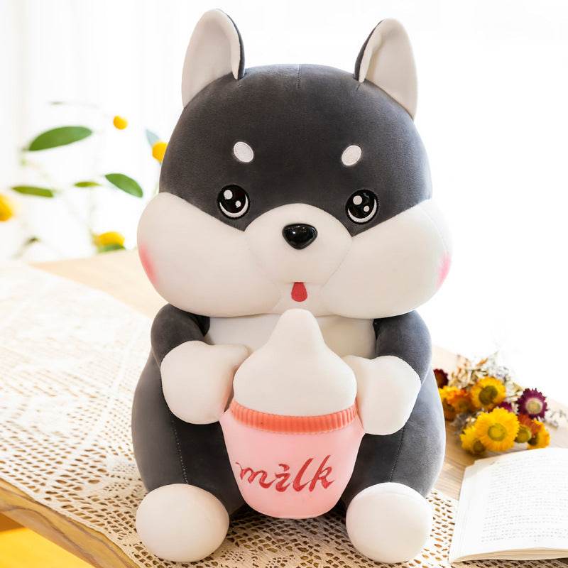 Giant Husky Puppy Plush Toy - Soft and Cuddly Stuffed Animal for Kids, Perfect for Gifts, Bedtime, and Playtime | Large Fluffy Dog Plushie for Boys and Girls