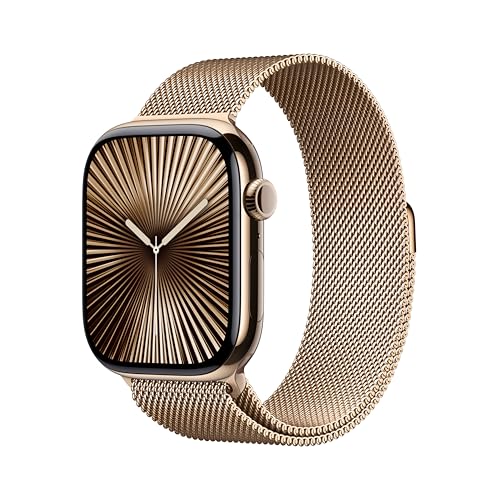 Gold Titanium Case with Gold Milanese Loop