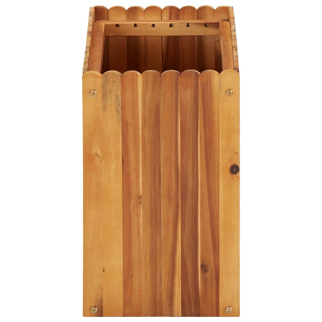Elevated Wooden Raised Garden Bed Planter Box - Outdoor Gardening Kit for Growing Flowers, Vegetables & Herbs - Perfect for Backyards, Patios & Small Space Gardening
