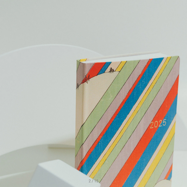 Hobonichi Techo 2025 Planner - A6 Size Daily Journal with Rainbow Cover, January Start, Monday Start | English Edition | Perfect for Work, School & Personal Organization