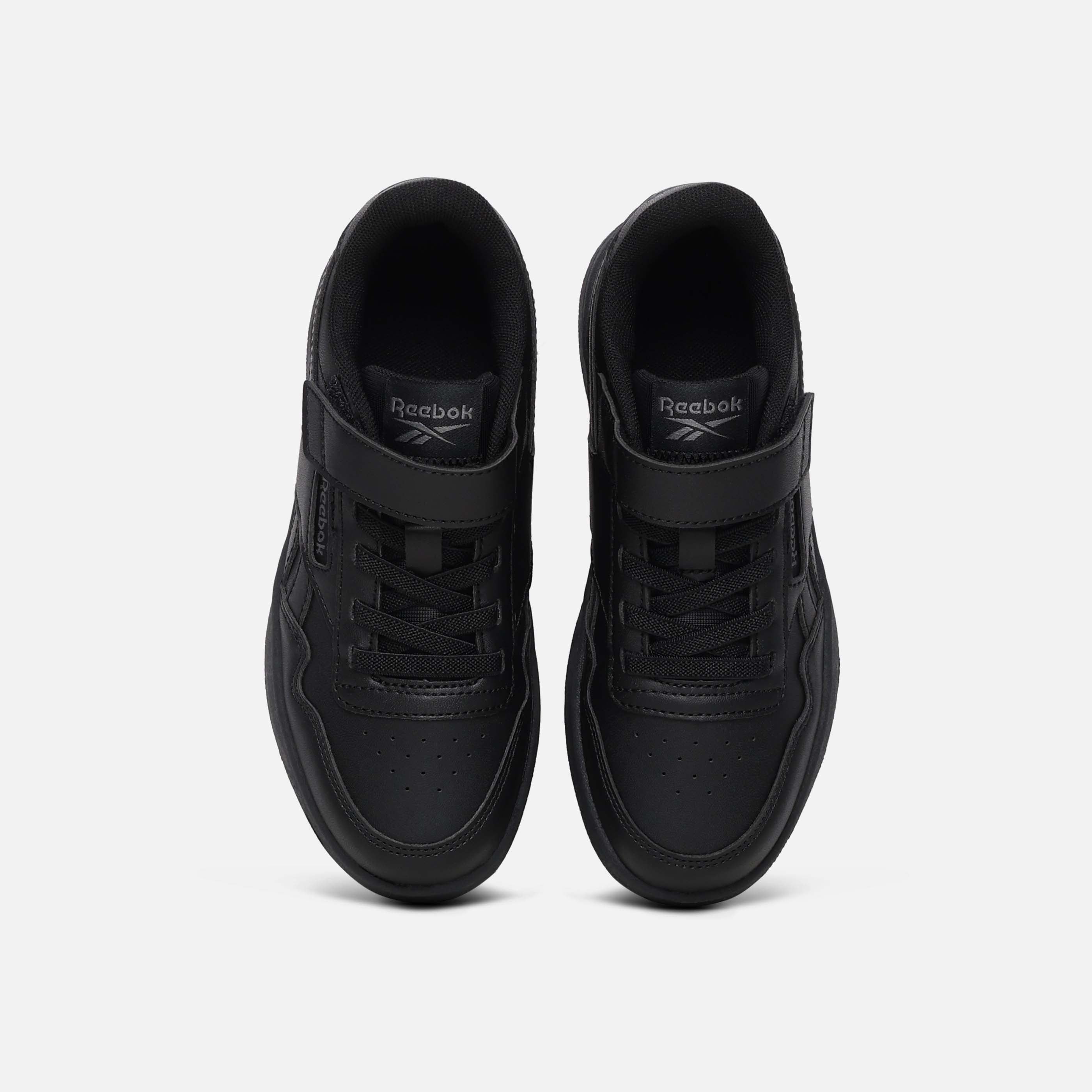 Court Advance Elastic Lace Shoes - Black - Comfortable & Durable Sneakers for Tennis, Running, and Casual Wear