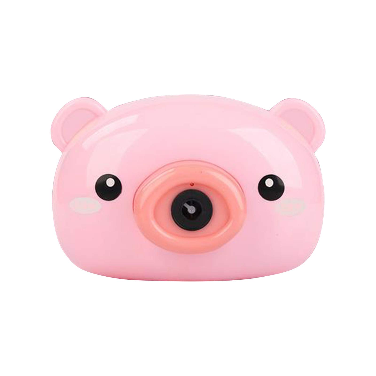 GKSRHS Kids Electric Bubble Blower Machine with LED Lights & Music - Cute Pig Design, 10Ml Bubble Solution - Fun Outdoor/Indoor Toy for Parties, Backyard Play & Birthday Celebrations