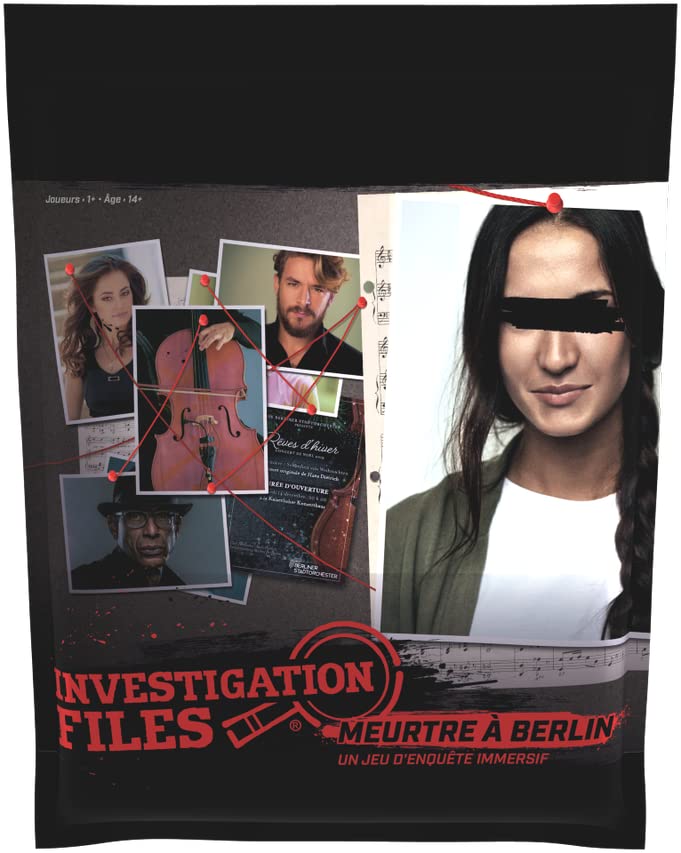 Goliath Investigation Files: Murder in Berlin - Cooperative Mystery Board Game for Teens & Adults - Escape Room Style Puzzle Solving - Ages 14+ | Perfect for Family Game Nights & Detective-Themed Parties
