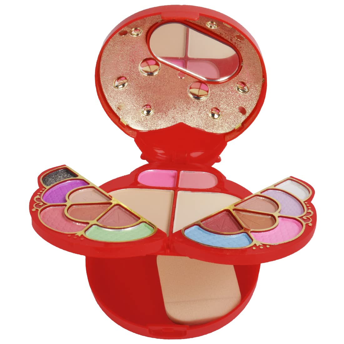 Adbeni 22-Color Makeup Kit with Eyeshadow, Blusher, Compact Powder, Lip Gloss, Applicators & Puff - Perfect for Professional Makeup Artists & Beginners | Great for Daily Use, Parties & Special Occasions