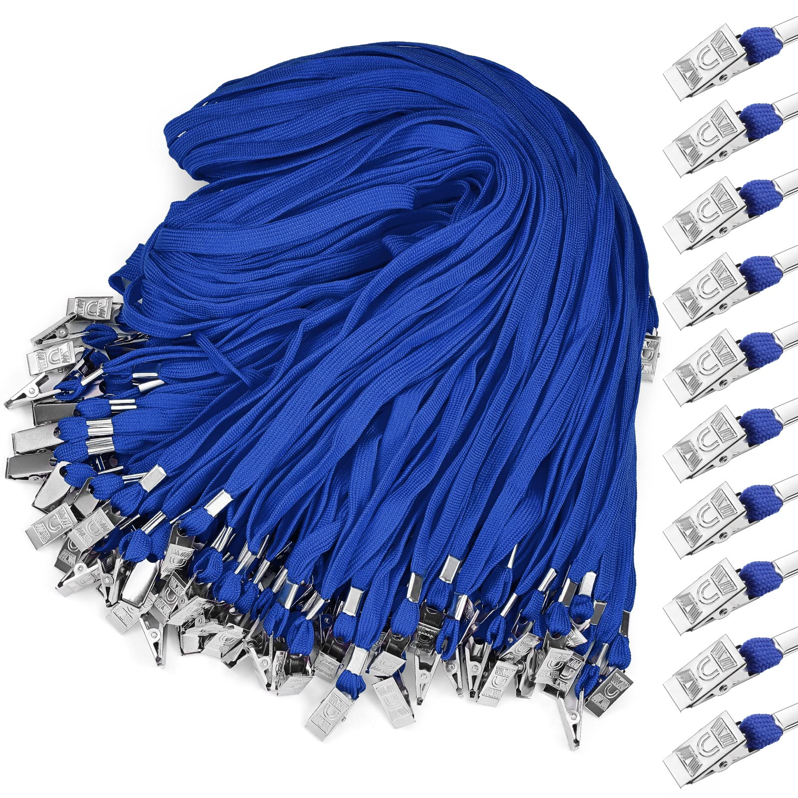 Marspark Bulk Lanyards with Clip & Hook for ID Cards - Office & Events
