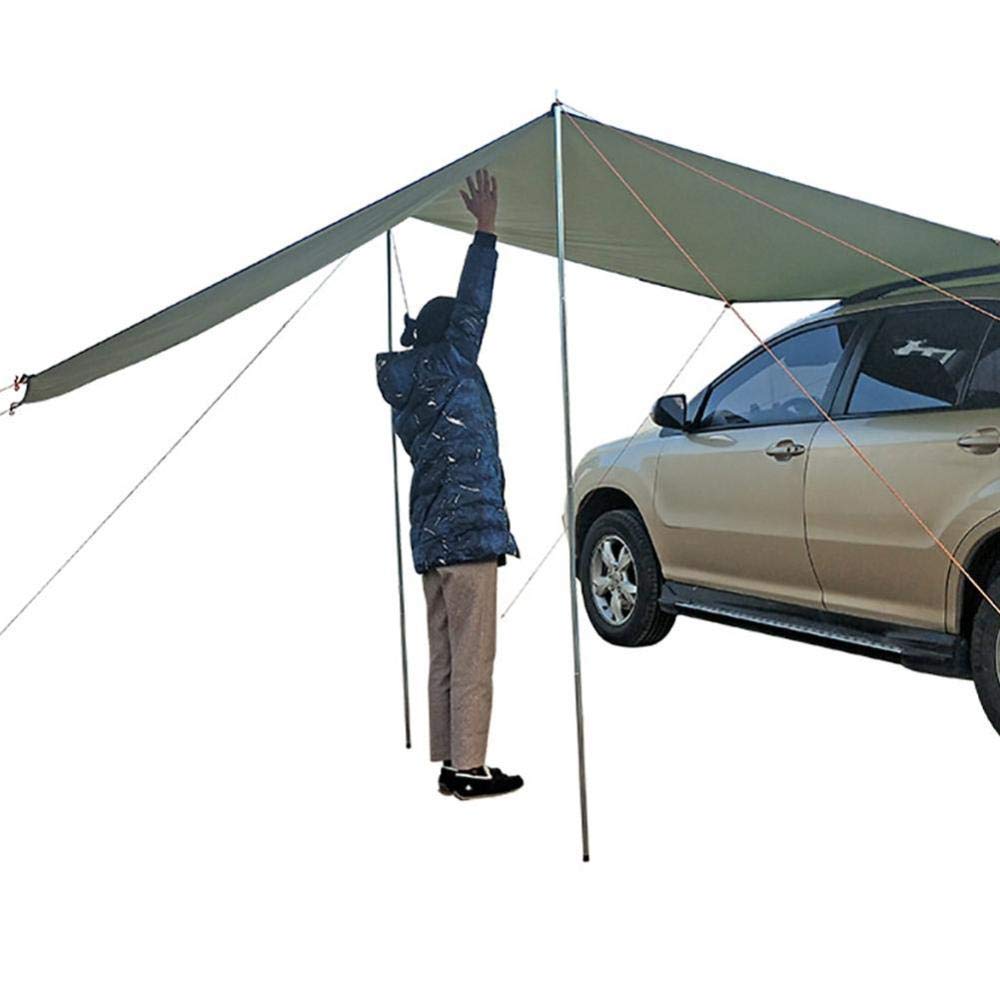 **Waterproof Portable Car Roof Top Tent 440x200cm - Heavy Duty Rooftop Camping Tent with Rain Canopy & Sunroof for Outdoor Adventures, Road Trips & Overlanding**