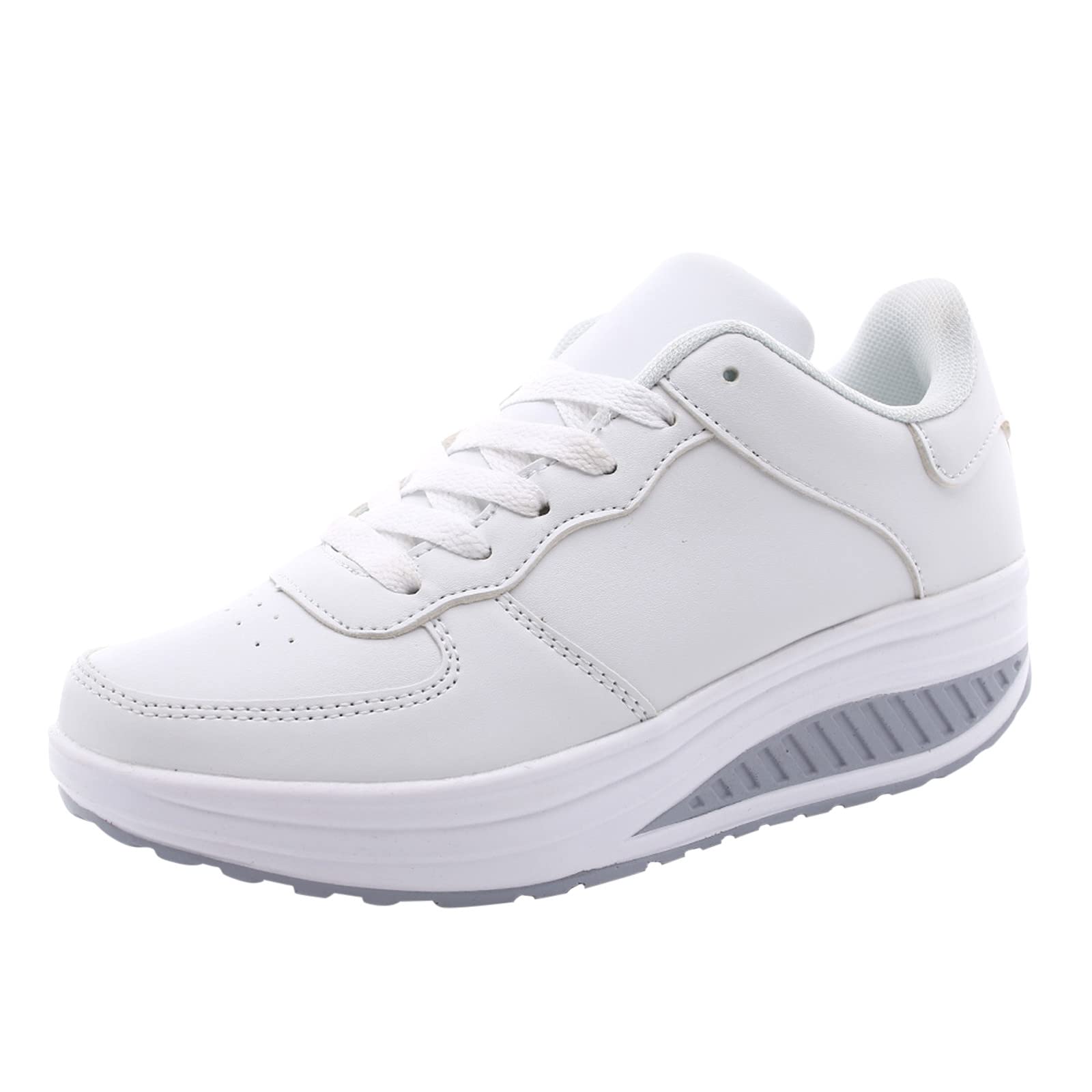 **Orthopedic Walking Shoes for Women - Comfortable Slip-On Wedge Flats with Arch Support - Ideal for Work, Office & Casual Wear**