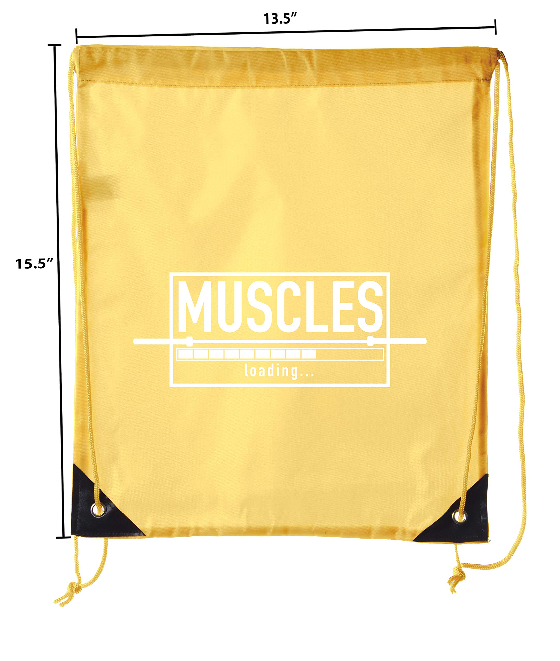 Motivational Gym Quote Drawstring Backpacks - Inspirational Fitness Bags for Workouts & Training | Perfect for Gym, Running, Yoga & Sports