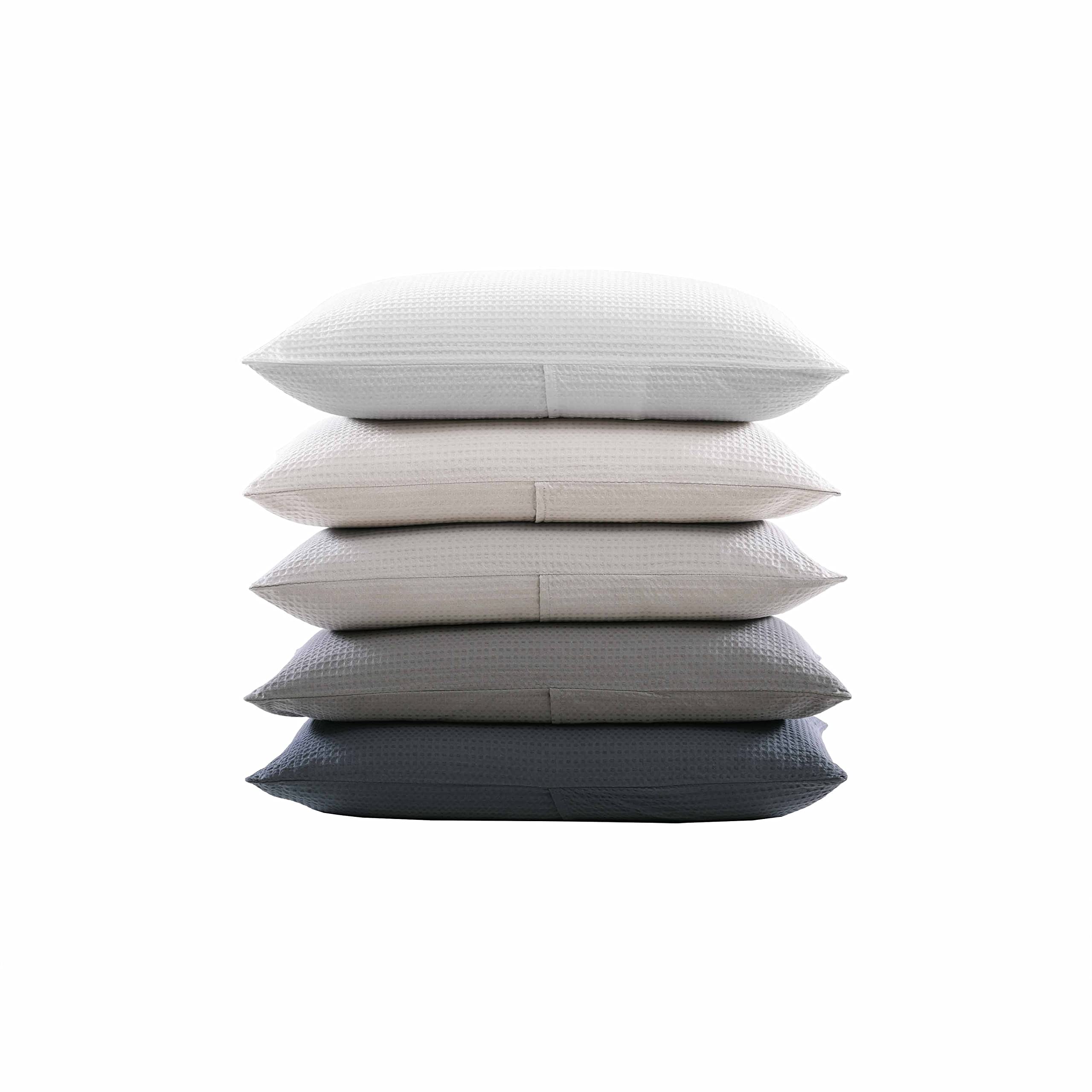 Vera Wang King Duvet Cover Set - 100% Soft Cotton Luxury Bedding with Matching Shams, Button Closure, Waffle Pique Midnight Design | Elegant Bedroom Decor for Master Suite, Guest Room & Hotel Style Upgrade