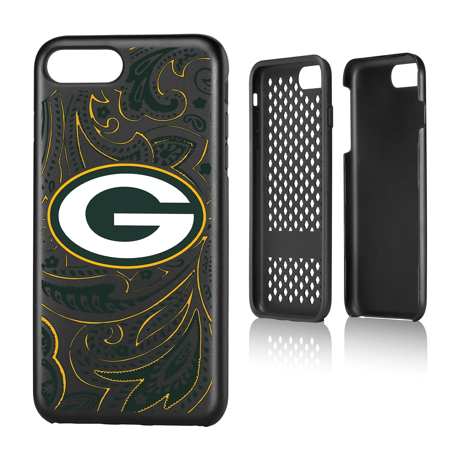 Green Bay Packers iPhone Case - Rugged Paisley Design Protective Cover for iPhone [Model Numbers] | Durable Shockproof Phone Case for Football Fans, Game Day & Everyday Use