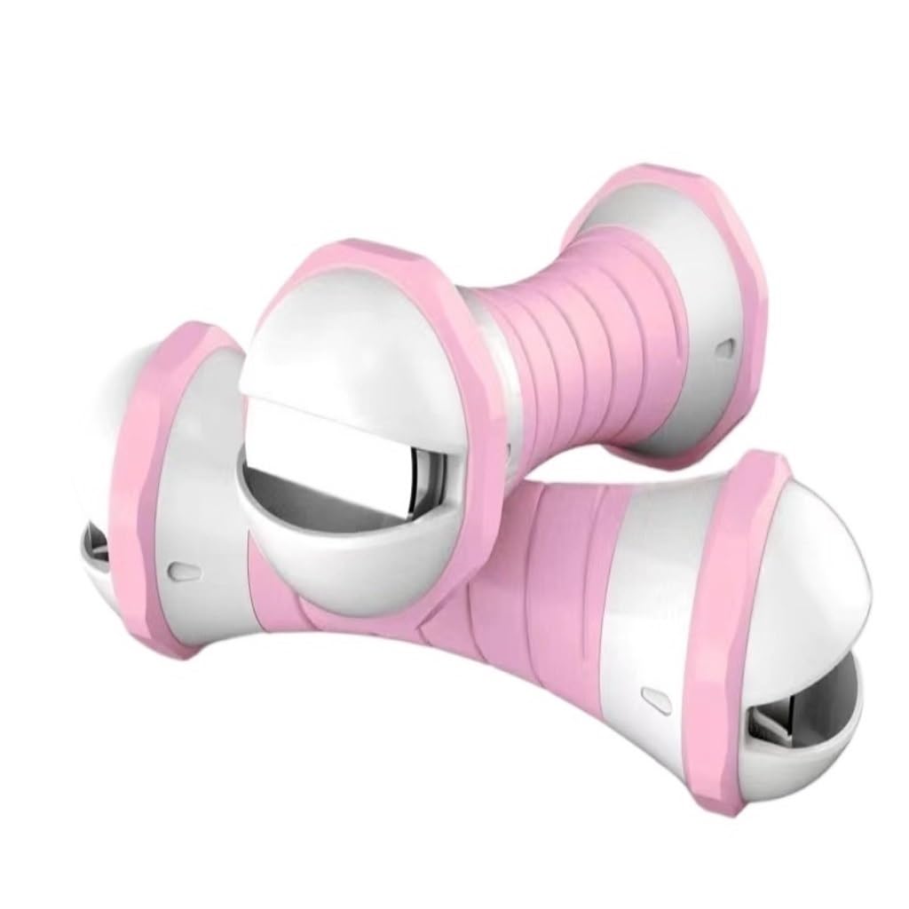 Adjustable Dumbbells Set - 5kg Pink Unisex Home Gym Equipment for Strength Training & Fitness | Perfect for Home Workouts, Weightlifting & Muscle Building
