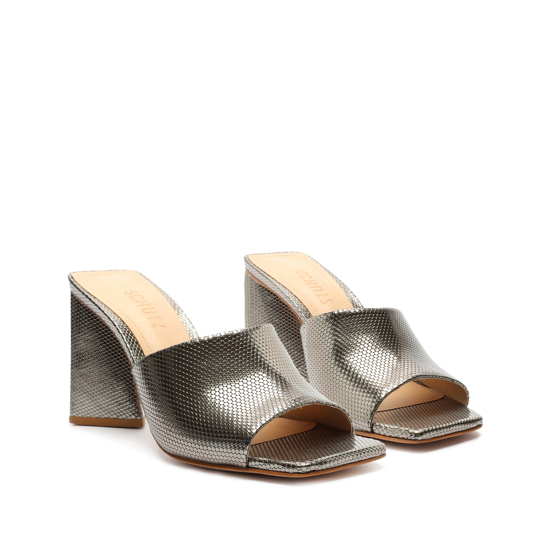 Lizah Women's Metallic Leather Sandals - Comfortable Summer Casual Shoes for Beach, Vacation & Outdoor Walking