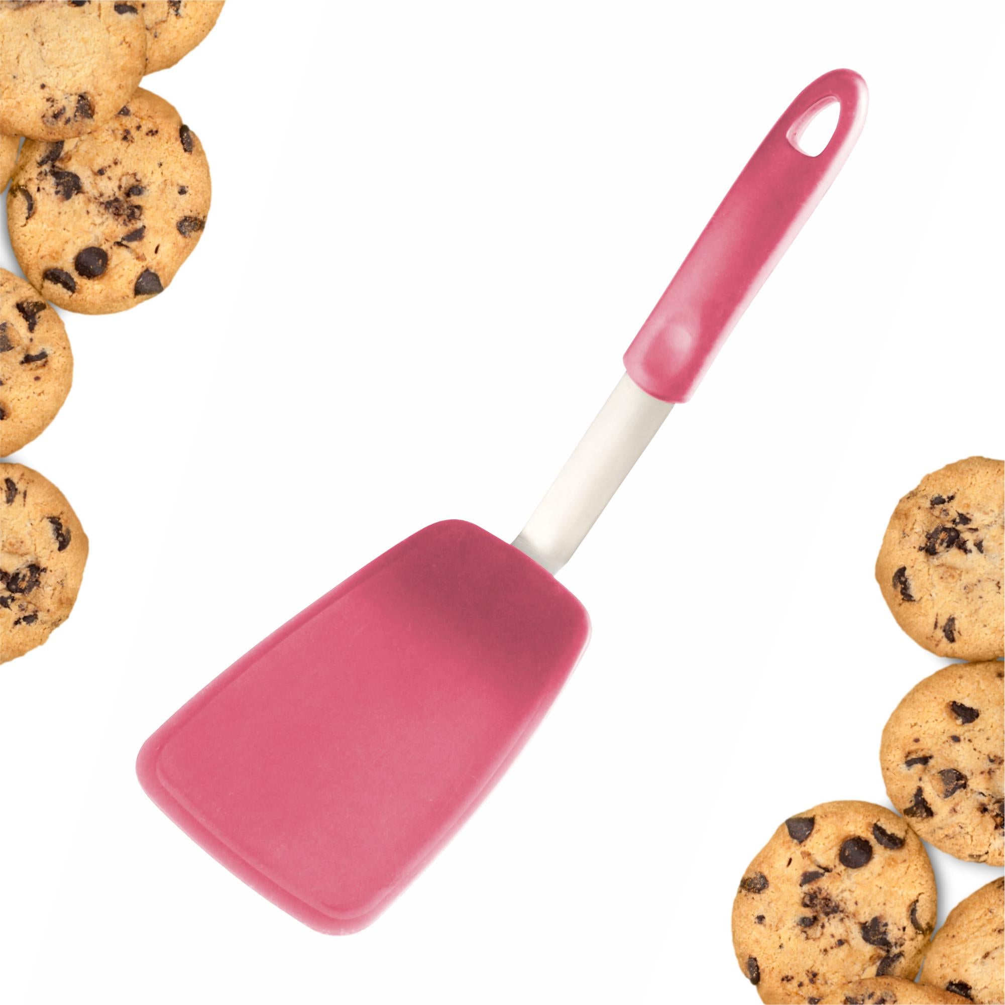 Flex & Flip Large Silicone Turner Spatula - Heat Resistant, Non-Stick Cooking Utensil for Flipping Pancakes, Eggs & Burgers - Perfect for Grilling, Baking & Kitchen Use