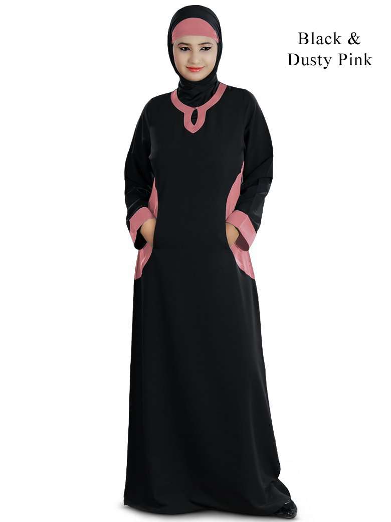 Black & Dusty Pink
