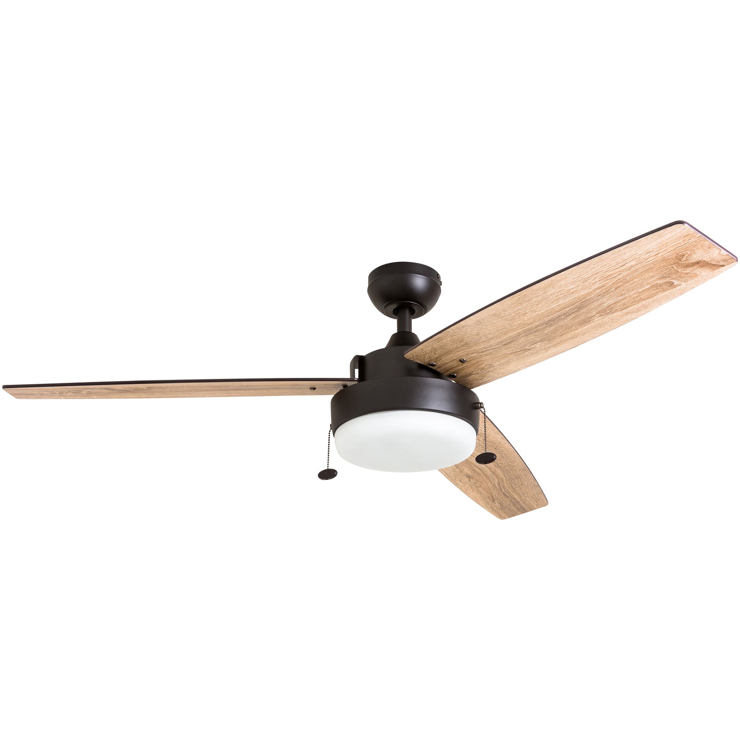 52 Inch Statham Ceiling Fan with Pull Chain in Espresso Finish - Perfect for Living Room, Bedroom, and Outdoor Patio Cooling