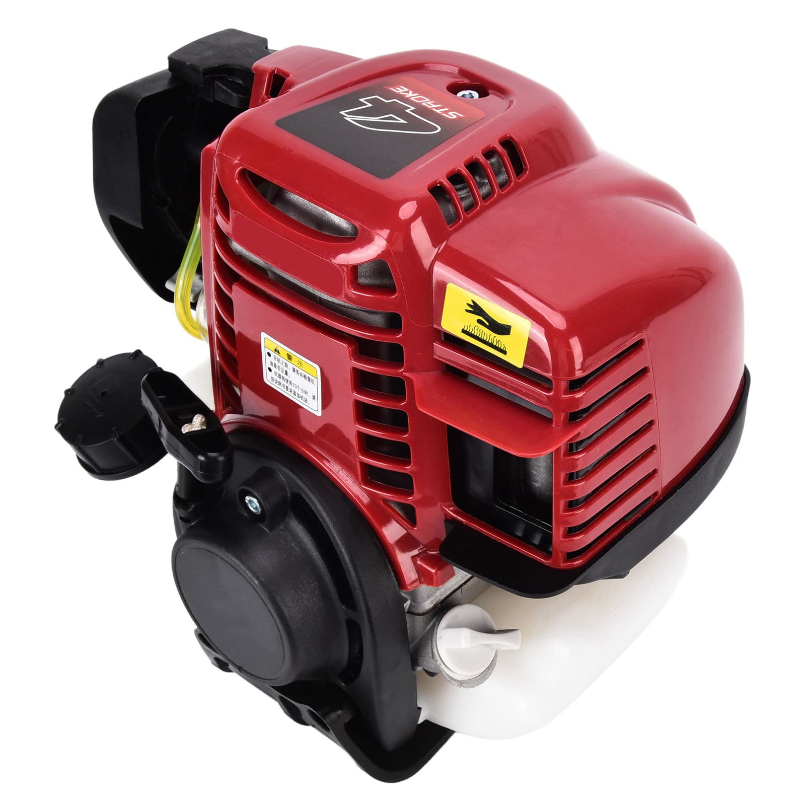 35.8CC 4-Stroke Gas Brush Cutter Engine - Powerful & Stable Gardening Tool for Lawn Care, Weed Trimming & Landscaping