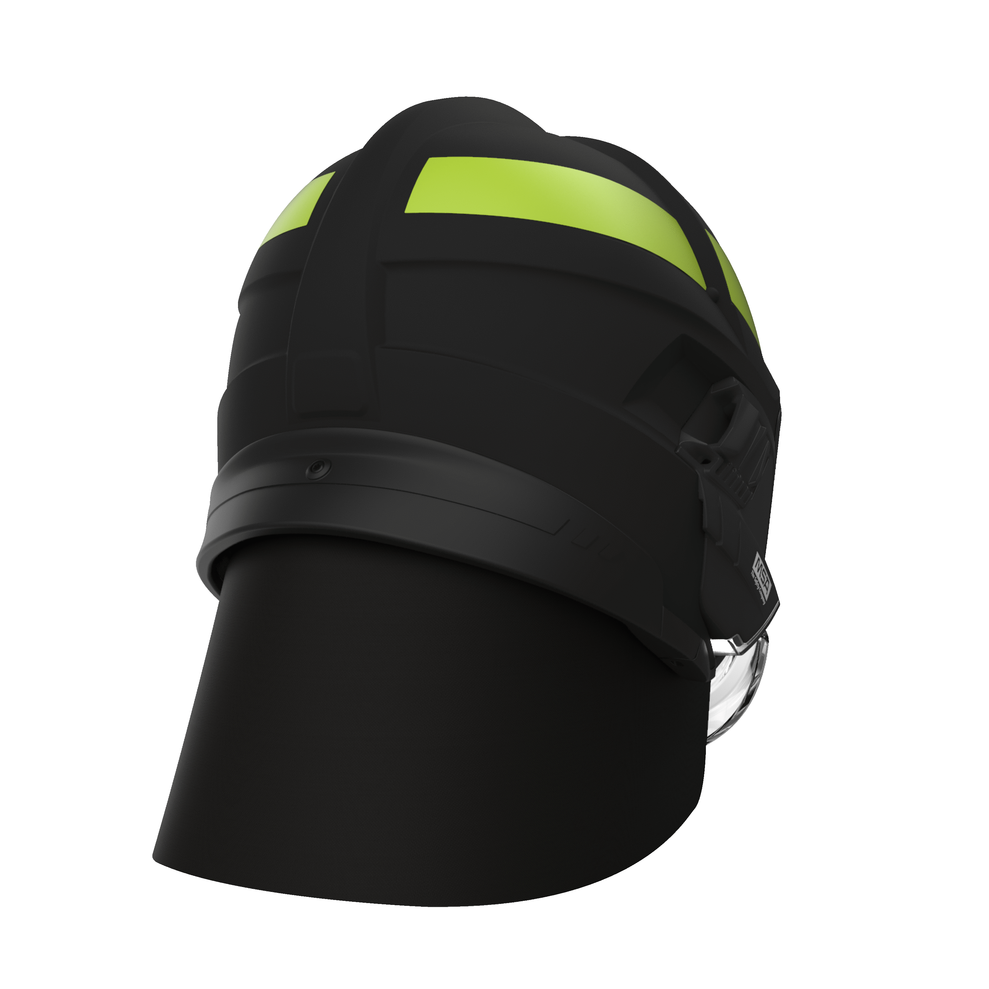 CAIRNS XF1 Modern Firefighter Helmet - Black Matte Finish | Lightweight & Durable Fire Safety Gear for Professional Firefighters & First Responders | Ideal for Emergency Rescue, Firefighting & Hazardous Environments