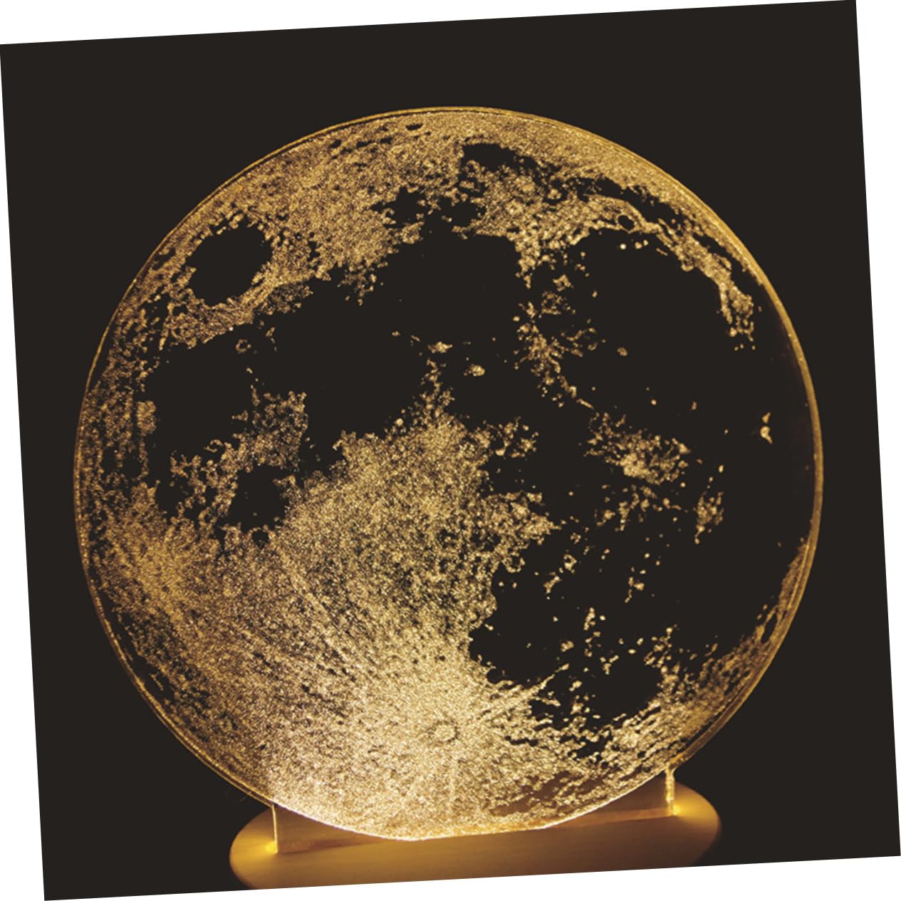 Veemoon Moon Night Light - LED Touch Desk Lamp with USB Cable, Energy Efficient & Eye-Caring for Bedroom, Living Room, Nursery - Perfect for Reading, Relaxation & Nighttime Ambiance