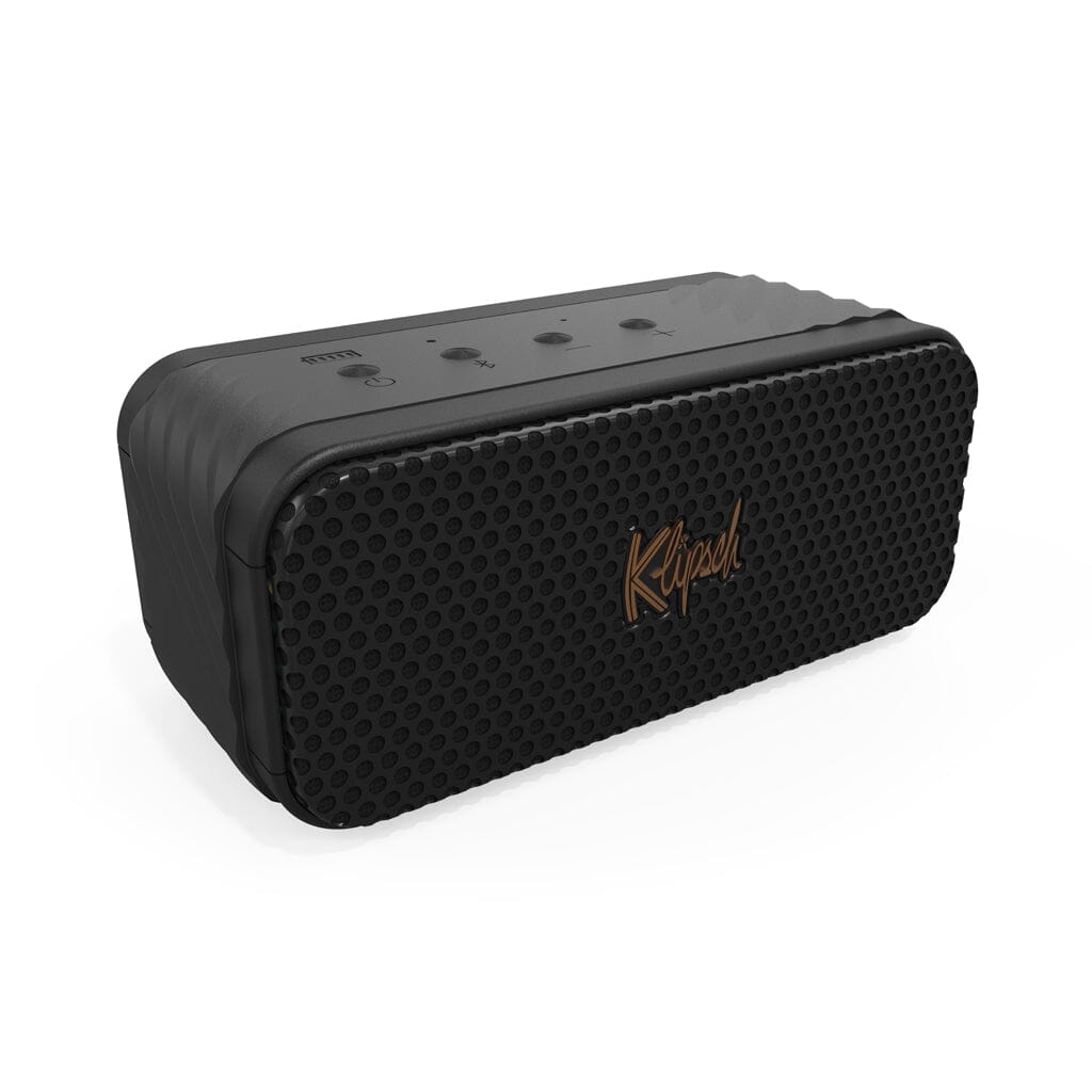 Klipsch Nashville Portable Bluetooth Speaker - Wireless Speaker with Rich Bass, IPX4 Waterproof, 10-Hour Battery - Perfect for Outdoor, Travel, and Home Use