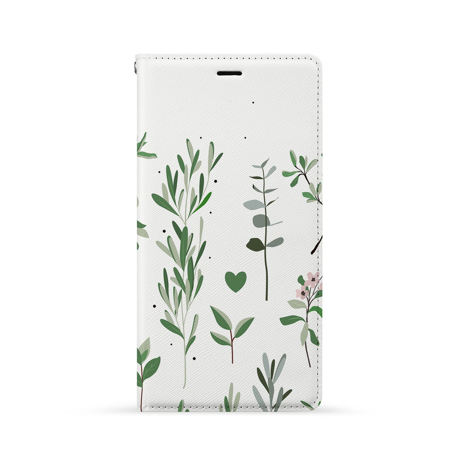 iPhone Wallet Case with Flat Flower Design - Slim & Stylish Card Holder for iPhone - Perfect for Everyday Use, Travel, and Shopping