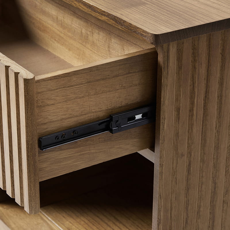 1 Drawer Nightstand with Open Shelf & USB Charging Station - Modern Bedside Table for Small Spaces, Bedroom, Living Room | Optional Types Available