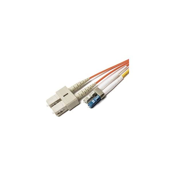 15M LC to SC Mode Conditioning Fiber Optic Cable - 49.21ft LC/SC Single Mode to Multimode Converter Patch Cord for Cisco, HP, Juniper Networks (Use in Data Centers, Telecom, Network Installations)