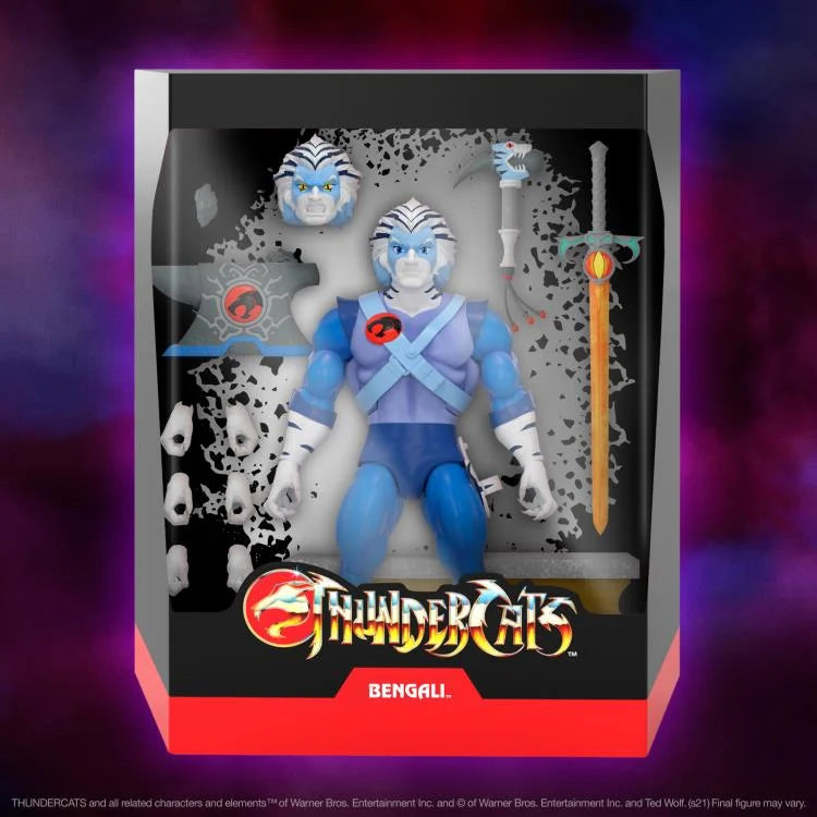 ThunderCats ULTIMATES! Bengali Action Figure - Collectible 80s Cartoon Character Toy for Fans & Collectors - Perfect for Display, Gifts, and Nostalgic Play