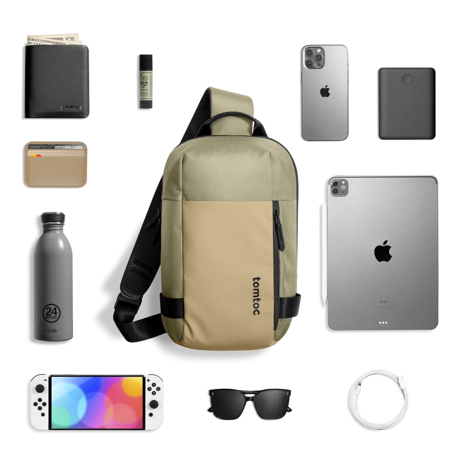 Navigator T24 XS Sling Bag - Lightweight Crossbody Bag for Men & Women - Perfect for Travel, Hiking, and Everyday Use