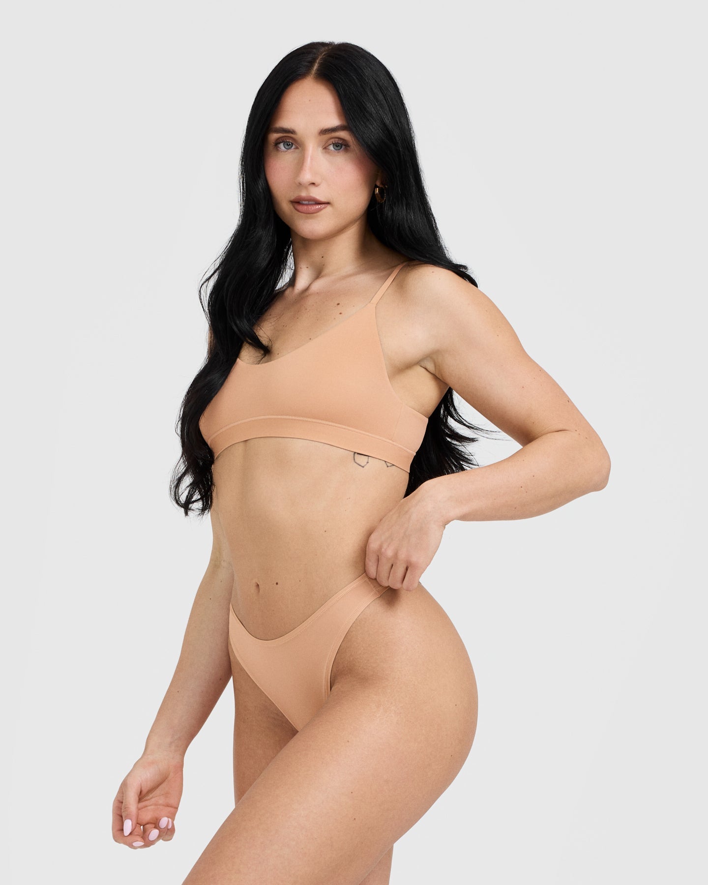 Silhouette Bralette - Nude Seamless Underwire-Free Bra for Women | Comfortable Everyday Wear, Yoga, Lounge & Sleep
