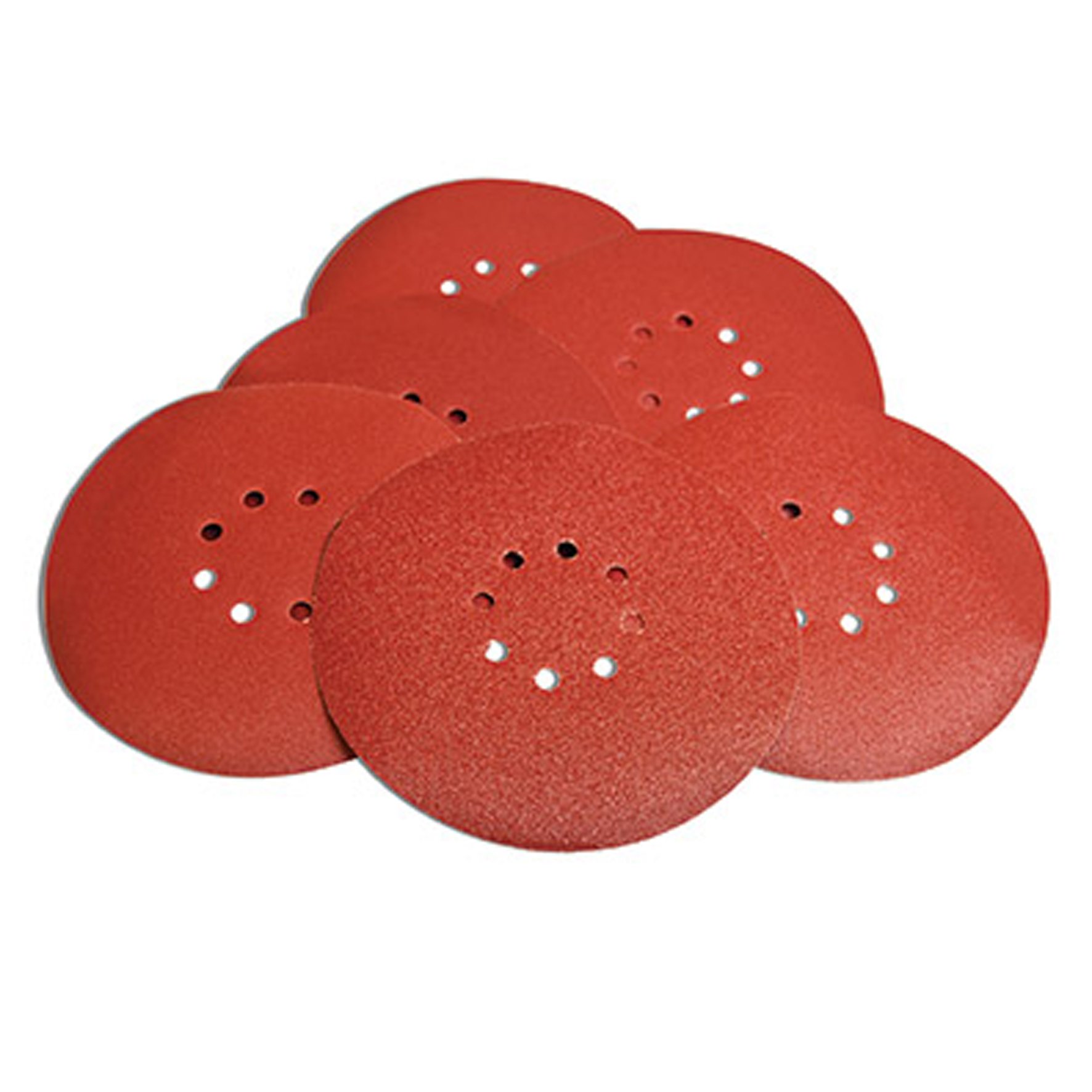 Evolution Power Tools 240 Grit Sanding Discs - 6-Pack for Woodworking, Metal Finishing & DIY Projects | Premium Abrasive Discs for Orbital Sanders
