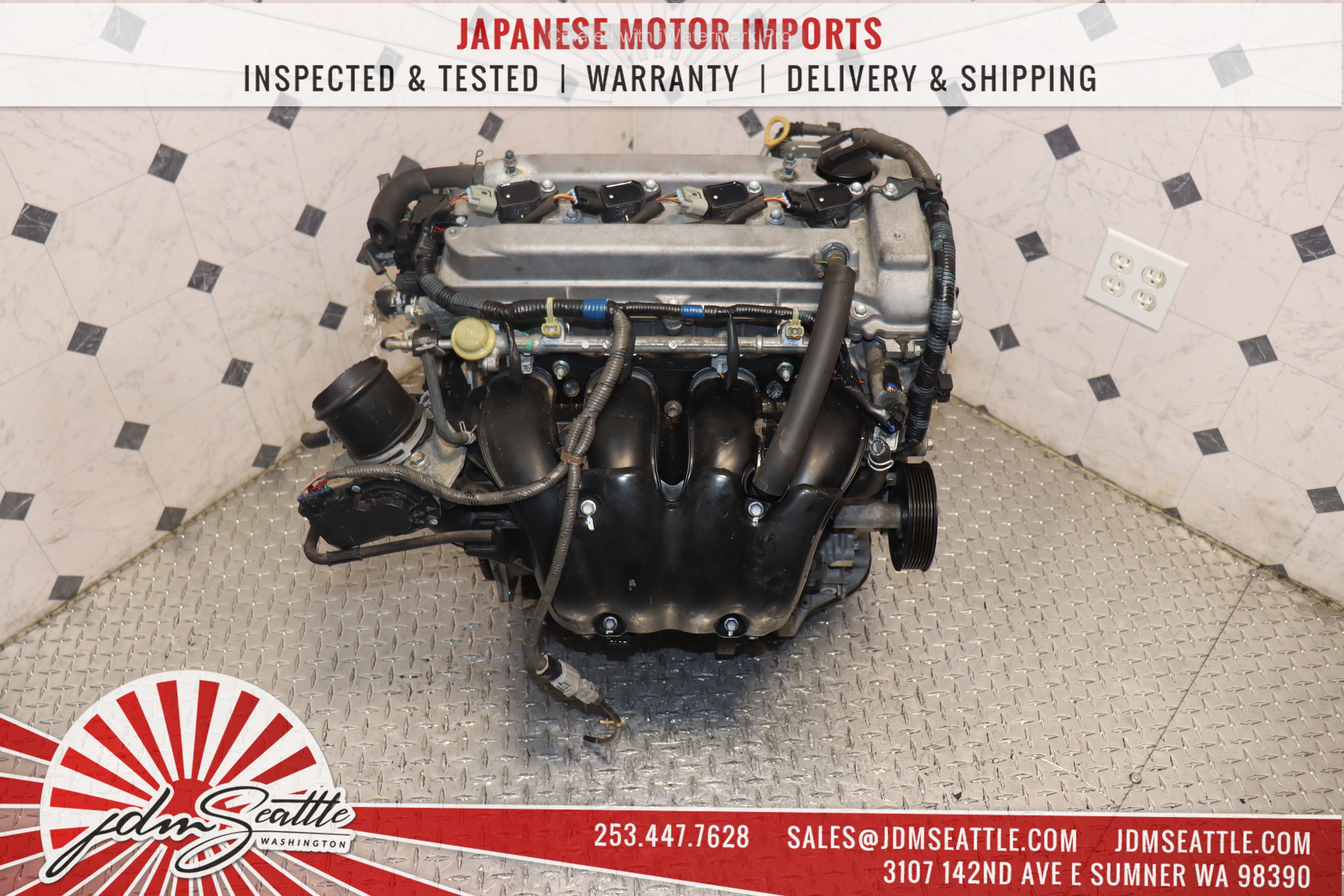 2006-2008 Toyota RAV4 2.4L 2AZ-FE DOHC Engine Replacement - Compatible with JDM Models - Perfect for Performance Upgrades & Engine Rebuilds