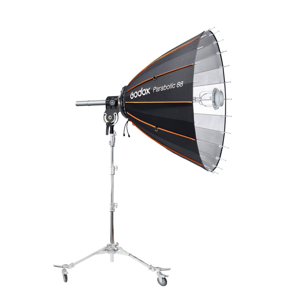 P88 Multi-Purpose Deep Parabolic Softbox Lighting Kit with Reflection System - Professional Studio Light Modifier for Photography & Videography (Perfect for Portraits, Product Shoots, and YouTube Videos)