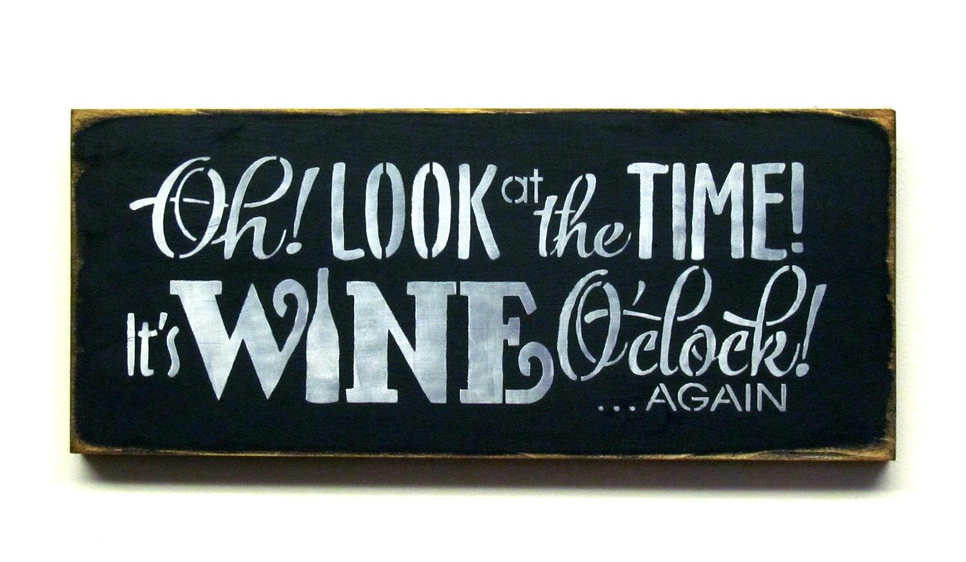 Funny Wine Sign with Humorous Sayings - Perfect Gift for Mom & Kitchen Decor - Ideal for Wine Lovers, Home Bar Decor, and Housewarming Gifts