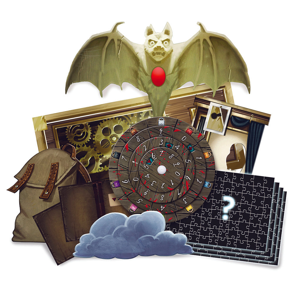 EXIT: Nightfall Manor - Escape Room Board Game with 4 Challenging Puzzles | Perfect for Family Game Night & Team Building Activities