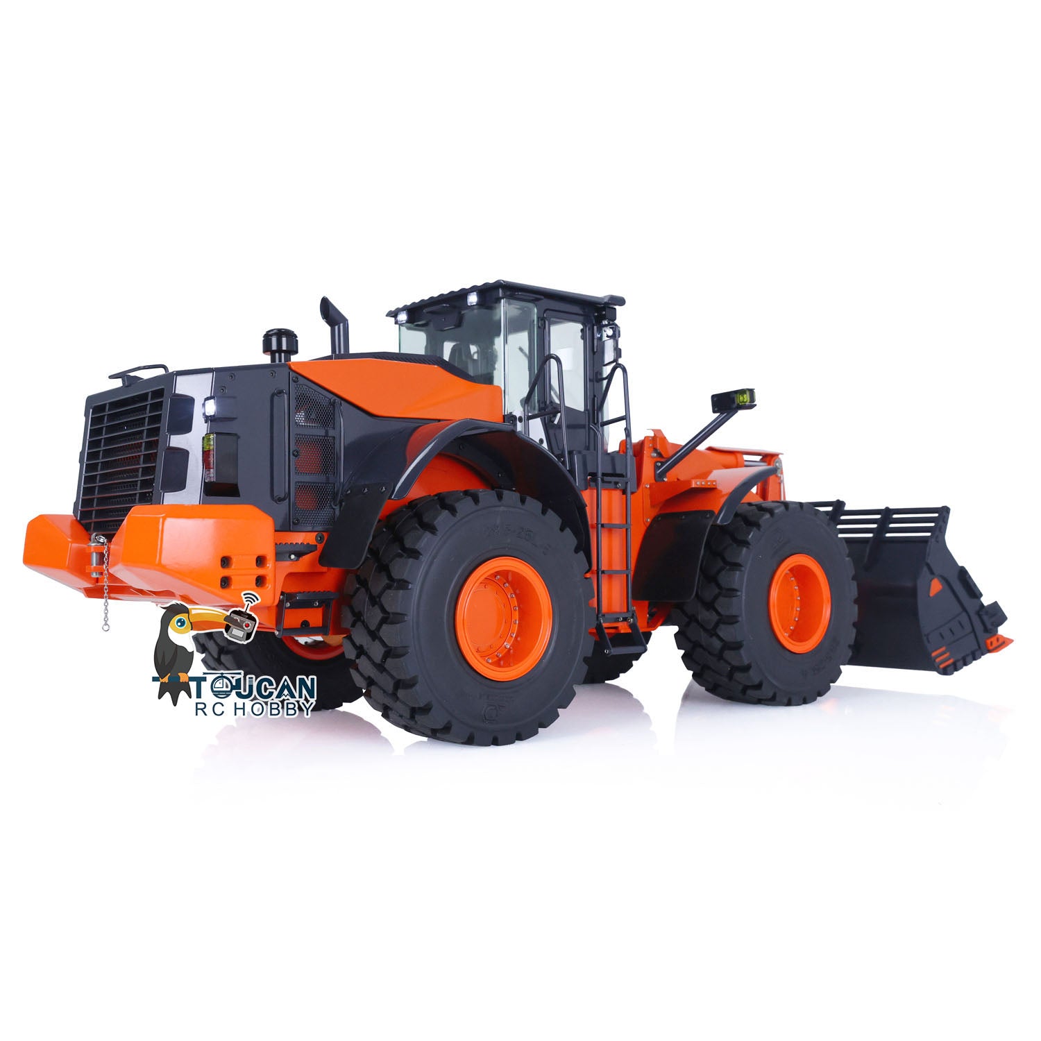 1/14 Scale Hydraulic RC Loader ZW370 JDM 198 - Remote Control Metal Construction Truck with New Sound Module - Realistic Model for Construction Site Play & Collectors