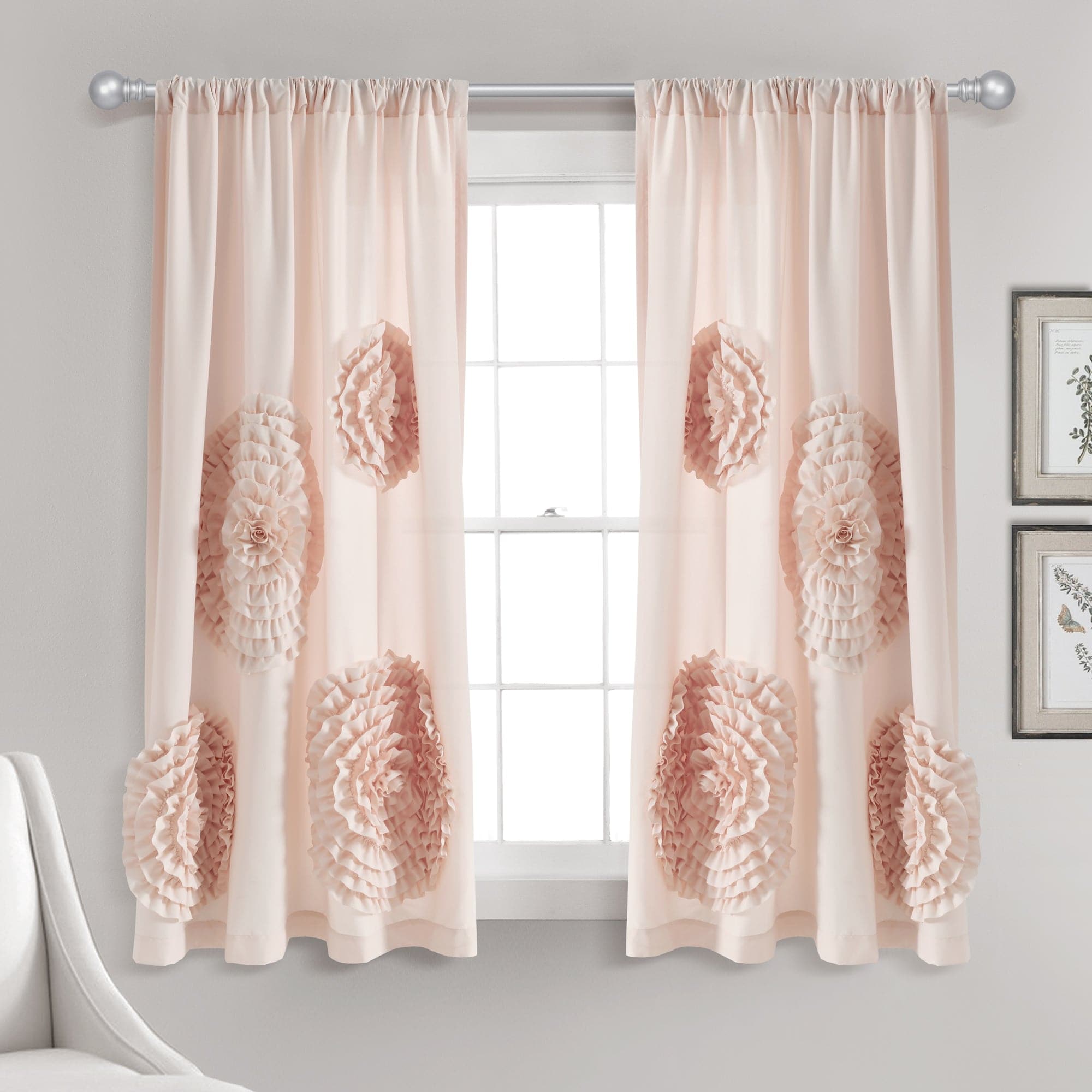 Serena Window Curtains - Blackout Drapes for Bedroom & Living Room - Thermal Insulated Room Darkening Curtain Panels - Perfect for Home Decor, Privacy & Light Control
