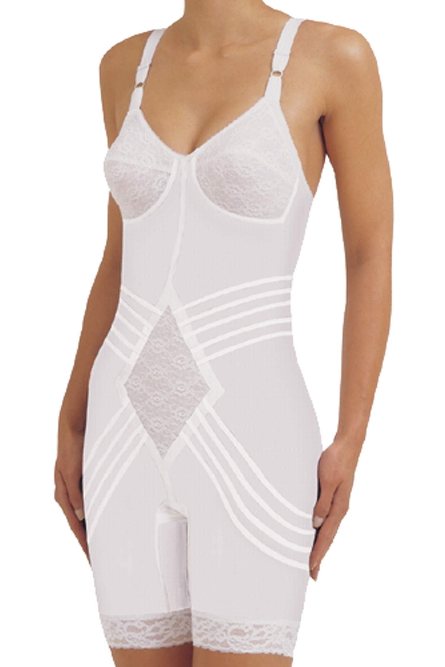 Rago Style 9071 Women's Firm Control Body Briefer Shapewear - Tummy Control & Waist Cincher for Slimming, Smoothing Under Dresses or Formal Wear