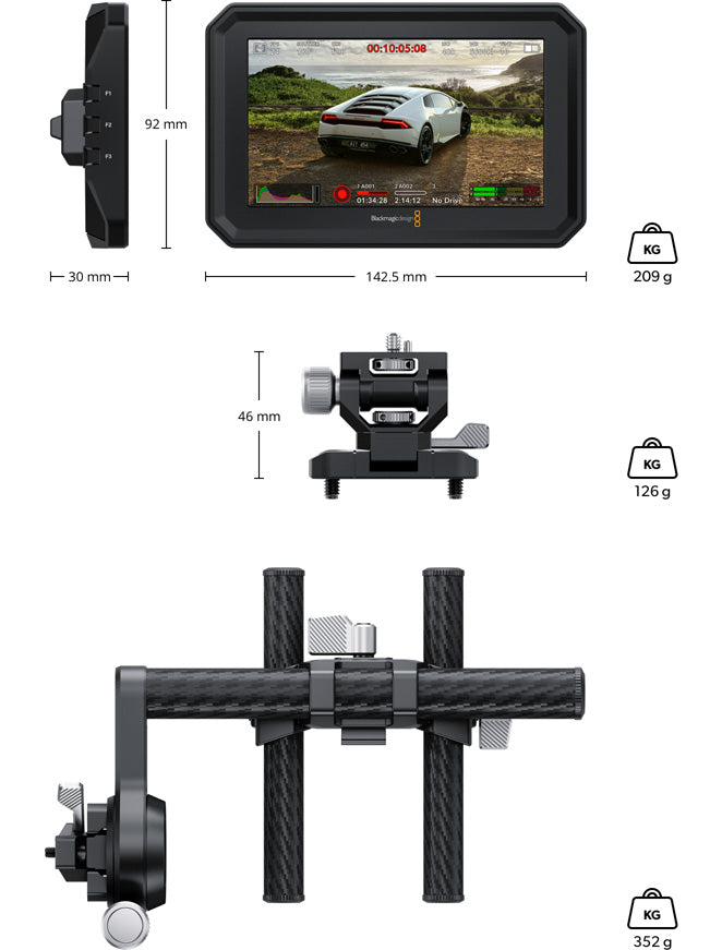 Blackmagic PYXIS 6K Digital Cinema Camera with EVF Kit - Professional 6K Video Recording for Filmmakers & Content Creators - Perfect for Studio, Documentary & Outdoor Shooting