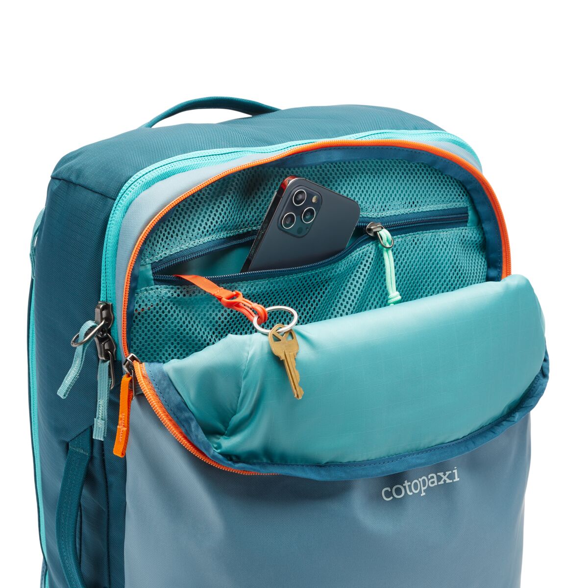 Cotopaxi Allpa 35L Travel Backpack - Lightweight Carry-On Backpack for Travel & Hiking | Water-Resistant & Durable | Blue Spruce/Abyss Color | Perfect for Weekend Trips & Outdoor Adventures