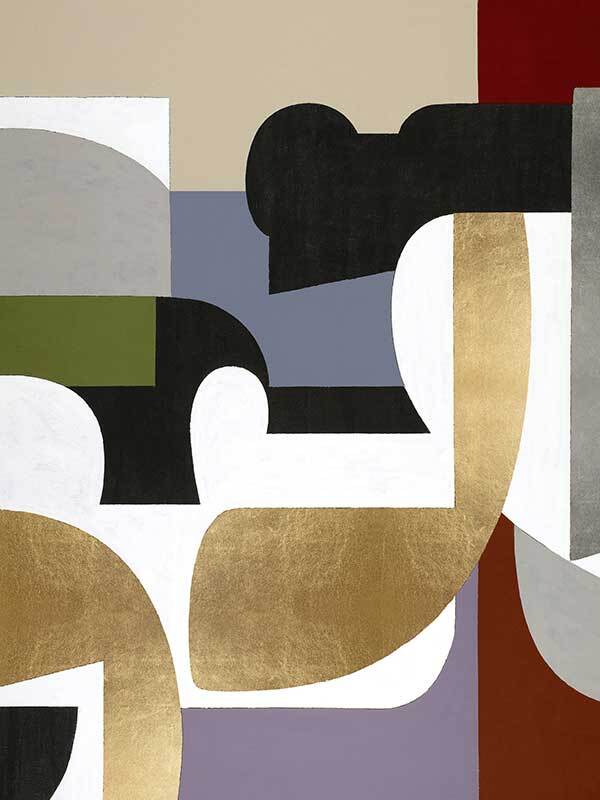 Converging I Canvas Art Print - Modern Abstract Wall Decor for Living Room, Bedroom & Office - High Quality Framed Artwork for Home & Office Decoration