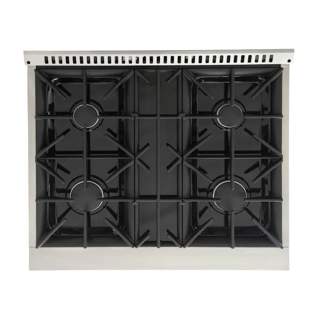 Kucht 30-Inch Pro Style Dual Fuel Range - Professional Gas & Electric Kitchen Stove for Home Chefs | Perfect for Baking, Roasting & High-Heat Cooking