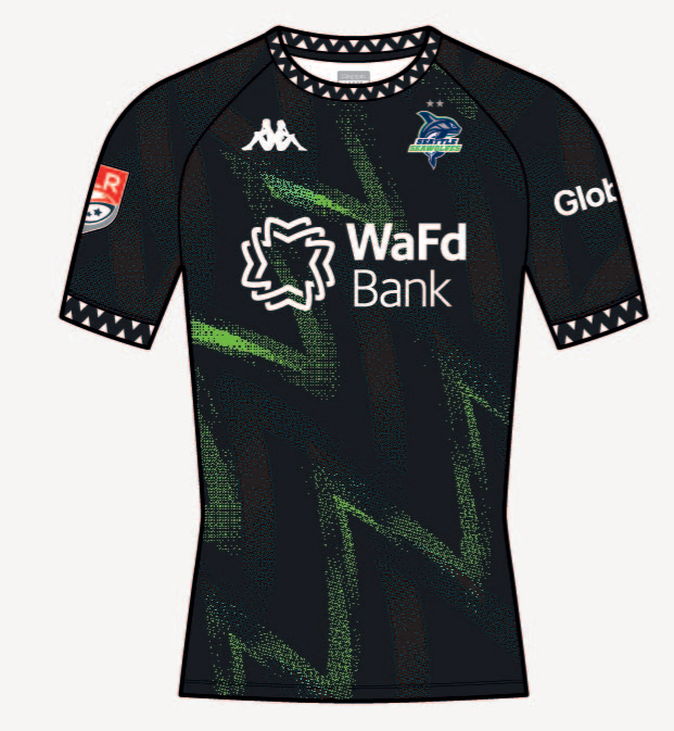 2024 Seattle Seawolves Women's Home Rugby Jersey - Official Team Apparel for Fans & Players - Perfect for Game Day, Sports Events & Rugby Enthusiasts