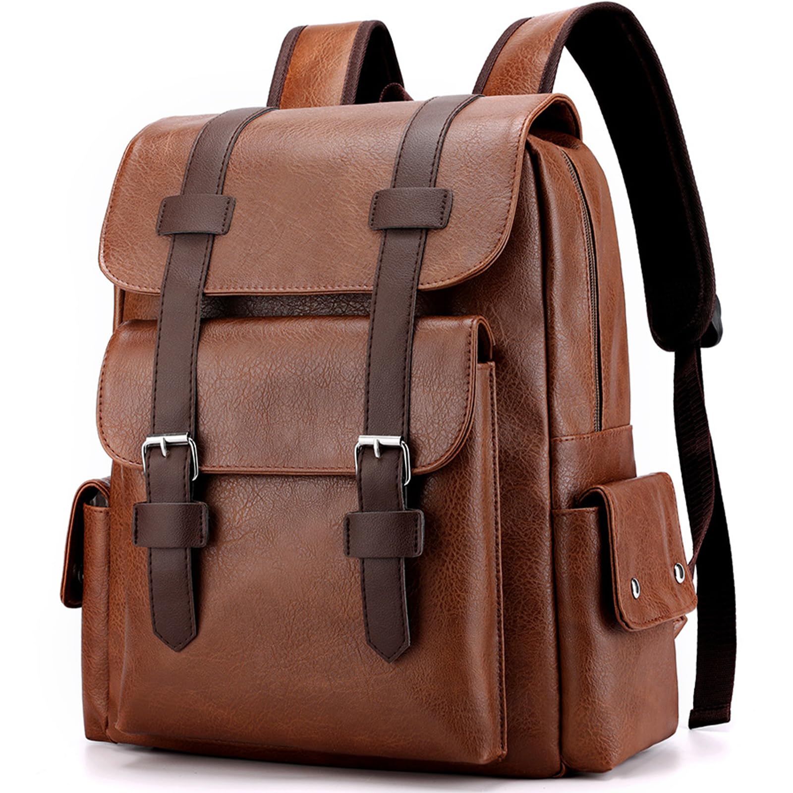 Men's Light Brown Large Laptop Backpack - Durable Travel & Work Backpack for Business Professionals, Teachers & Commuters | Perfect for Office, School & Daily Use