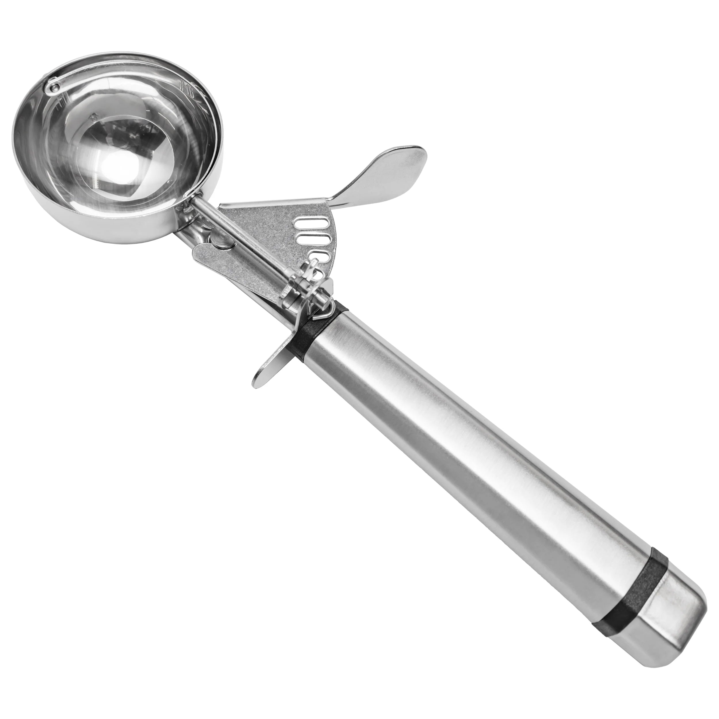 Fat Daddio's 2oz #16 Stainless Steel Ice Cream Scoop - Perfect for Gelato, Cookie Dough & Baking (Commercial & Home Kitchen Use)