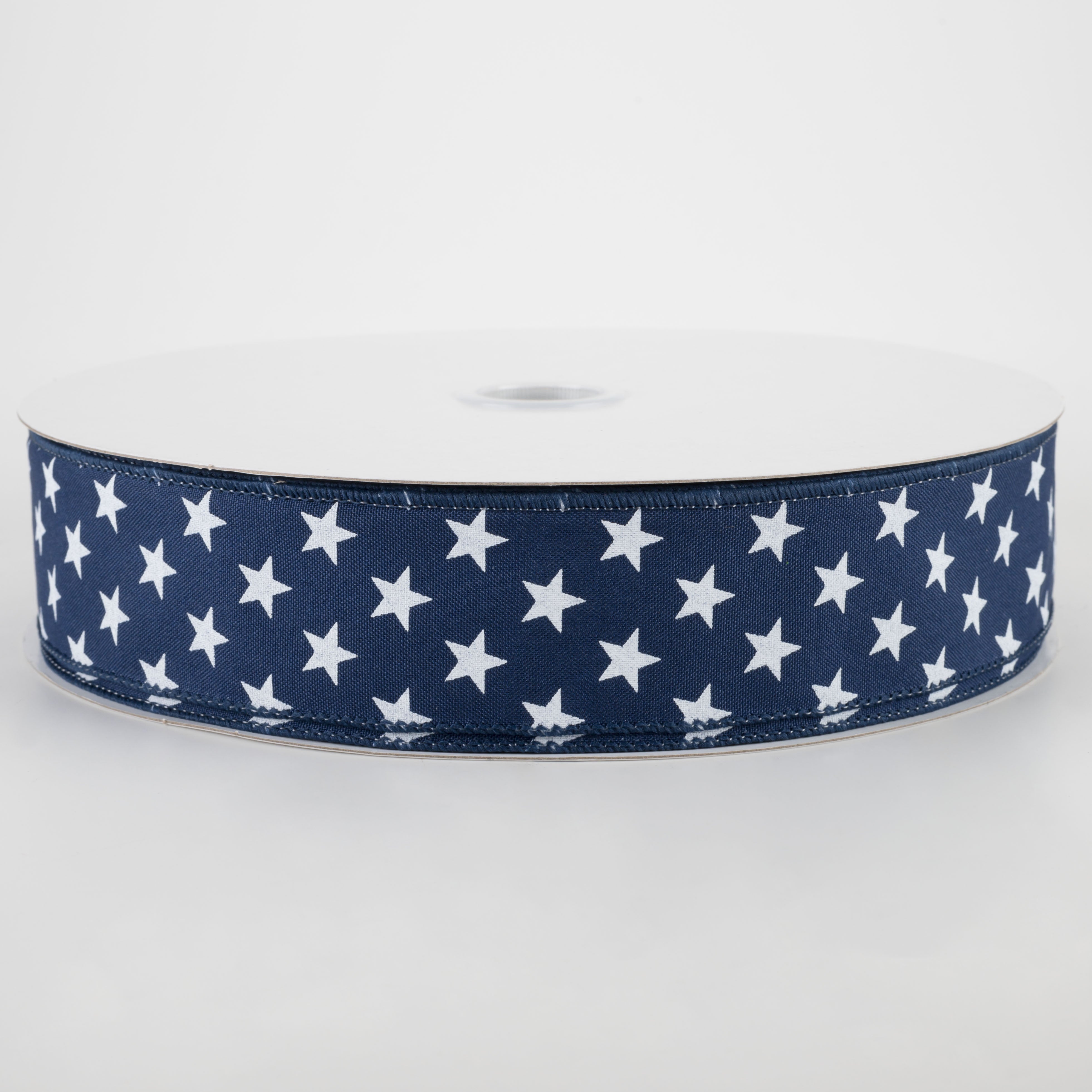 1.5 Inch Random Star Ribbon - Navy Blue (50 Yards) for Gift Wrapping, Crafts, and DIY Decorations