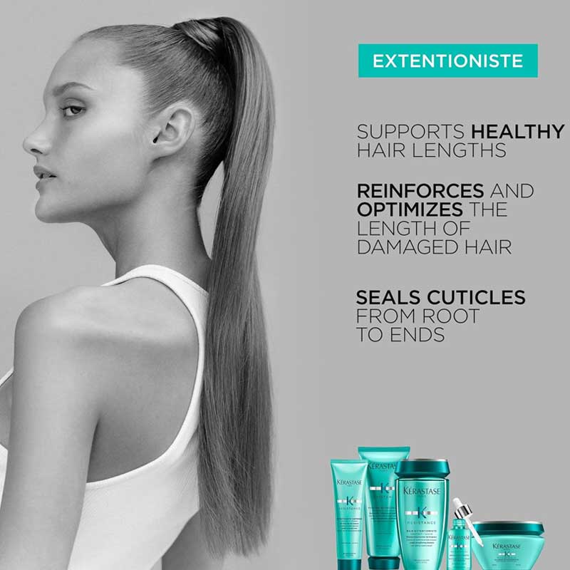 Kérastase Resistance Extentioniste Heat Protecting Leave-In Conditioner for Damaged Hair - Repairs & Strengthens with UV & Heat Protection - Perfect for Blowouts, Styling & Daily Hair Care